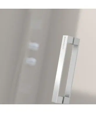 Paroi de douche blanc rectangulaire Glasé | Melonbath GS103