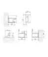 Paroi de douche coulissante rectangulaire Yoko ® Modèle YK103