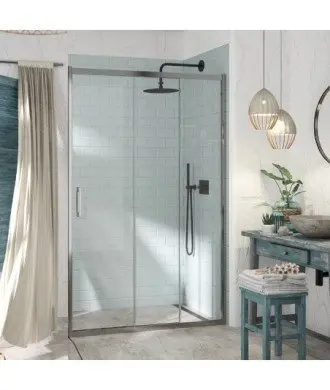 Paroi de douche, une fixe et deux coulissantes Kaarol