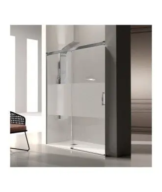 Paroi de douche 1 fixe + 1 porte coulissante Glasé