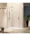 Paroi de douche rectangulaire avec porte pliante battante Nardi