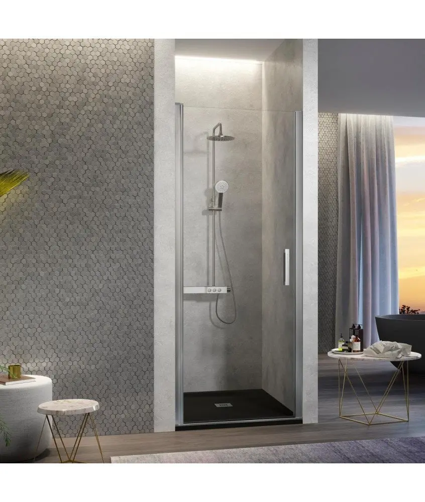 Paroi de douche frontale pivotante Nardi Kassandra en Melonbath | Écrans de salle de bains | Offres
