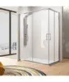 Douche d'angle 2 portes fixes + 2 coulissantes | Bella Melonbath
