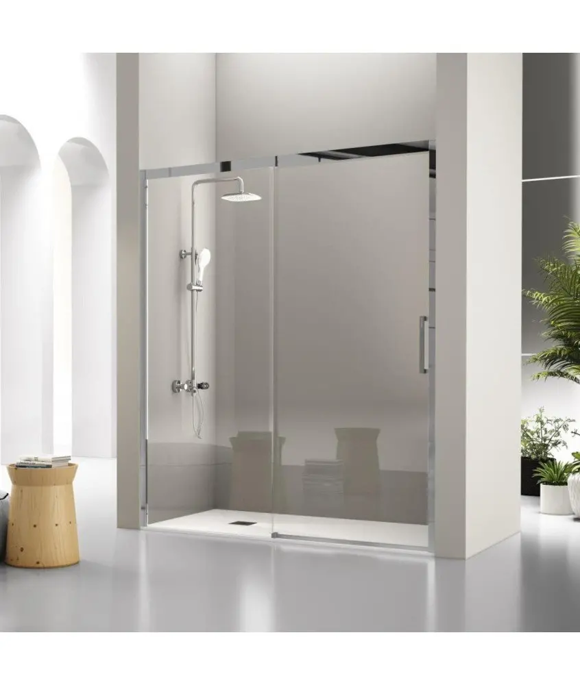 Paroi de douche fixe et coulissante acero inox Luka Paroi de douche fixe et coulissante acero inox Luka Kassandra en Melonbath | Écrans de salle de bains | Offres