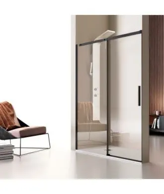 Paroi de douche fixe et coulissante 8 mm Luna Kassandra en Melonbath | Écrans de salle de bains | Offres