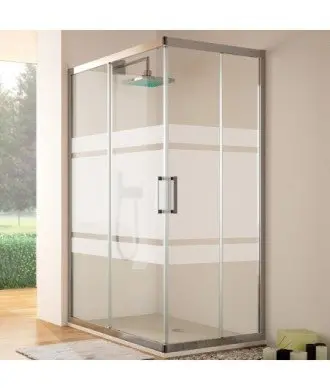 Kassamdra ® série 300 Paroi de douche coulissant angulaire