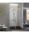 Paroi de douche un fixe et un battant Nardi rabattable