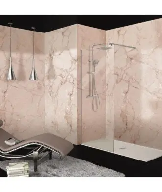 Paroi de douche fixe avec verre de 10 mm | Modèle TR003