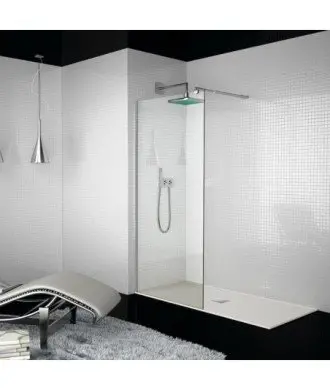 Paroi de douche fixe avec verre de 10 mm | Modèle TR003