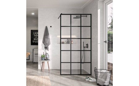 Parois de douche noires au meilleur prix | Melonbath