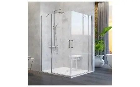 Parois de douche angulaires | Avec offres d'ouverture pliante